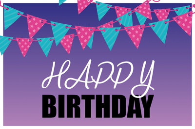 Custom Outdoor Yard Signs Multiple Sizes Colorful Birthday Banners