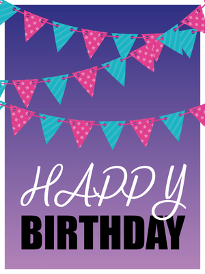 Custom Outdoor Yard Signs Multiple Sizes Colorful Birthday Banners
