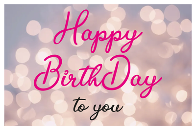Custom Outdoor Yard Signs Multiple Sizes Happy Birthday Lights