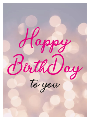 Custom Outdoor Yard Signs Multiple Sizes Happy Birthday Lights