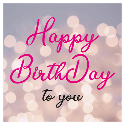 Custom Outdoor Yard Signs Multiple Sizes Happy Birthday Lights