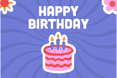 Custom Outdoor Yard Signs Multiple Sizes Birthday Flowers