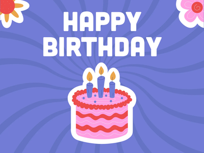 Custom Outdoor Yard Signs Multiple Sizes Birthday Flowers