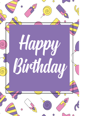 Custom Outdoor Yard Signs Multiple Sizes Candy Themed Birthday