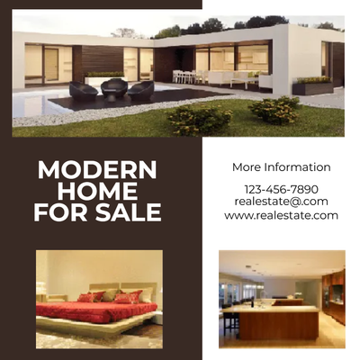 Custom Business Flyers Multiple Sizes Modern Home
