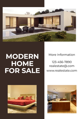 Custom Business Flyers Multiple Sizes Modern Home