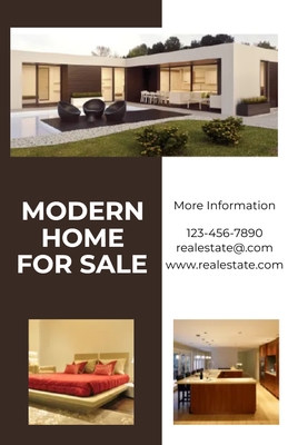 Custom Business Flyers Multiple Sizes Modern Home
