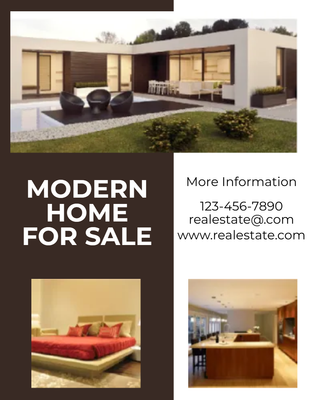 Custom Business Flyers Multiple Sizes Modern Home