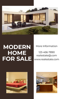 Custom Business Flyers Multiple Sizes Modern Home