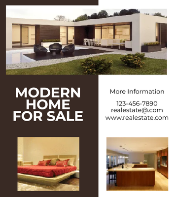 Custom Business Flyers Multiple Sizes Modern Home
