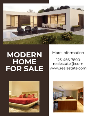 Custom Business Flyers Multiple Sizes Modern Home