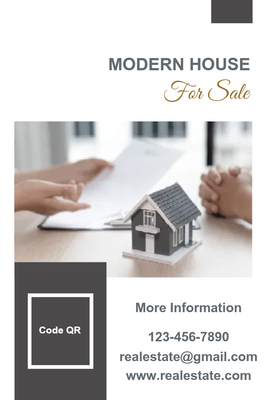 Custom Business Flyers Multiple Sizes House Sale