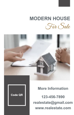 Custom Business Flyers Multiple Sizes House Sale