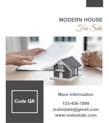 Custom Business Flyers Multiple Sizes House Sale
