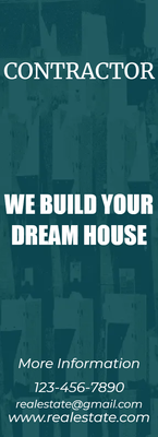 Custom Business Flyers Multiple Sizes Contractor House