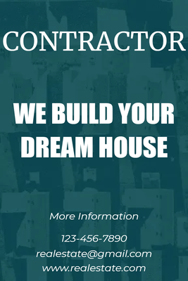 Custom Business Flyers Multiple Sizes Contractor House