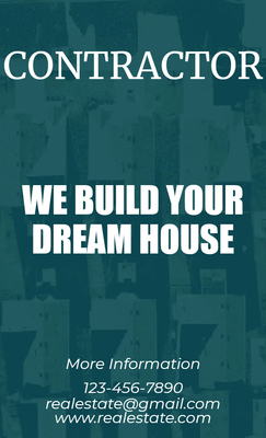 Custom Business Flyers Multiple Sizes Contractor House