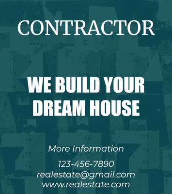 Custom Business Flyers Multiple Sizes Contractor House