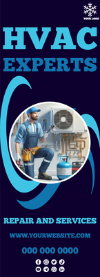 Custom Business Flyers Multiple Sizes HVAC Experts