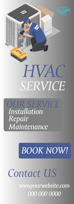 Custom Business Flyers Multiple Sizes HVAC Services