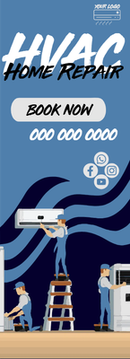 Custom Business Flyers Multiple Sizes HVAC Home Repair
