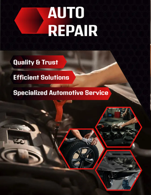 Custom Business Flyers Multiple Sizes  Auto Repair