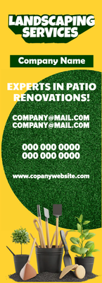Custom Business Flyers Multiple Sizes  Land Scaping Services