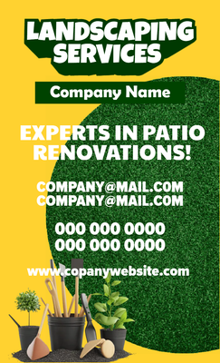 Custom Business Flyers Multiple Sizes  Land Scaping Services