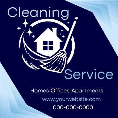 Custom Business Flyers Multiple Sizes Cleaning Service