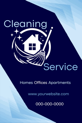 Custom Business Flyers Multiple Sizes Cleaning Service