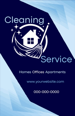 Custom Business Flyers Multiple Sizes Cleaning Service