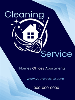 Custom Business Flyers Multiple Sizes Cleaning Service
