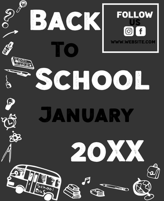 Custom Business Flyers Multiple Sizes Class Begins 2