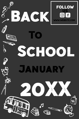 Custom Business Flyers Multiple Sizes Class Begins 2