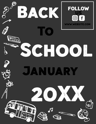 Custom Business Flyers Multiple Sizes Class Begins 2