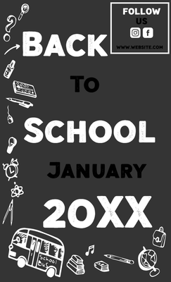 Custom Business Flyers Multiple Sizes Class Begins 2