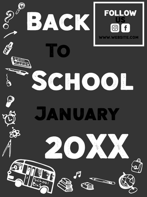 Custom Business Flyers Multiple Sizes Class Begins 2