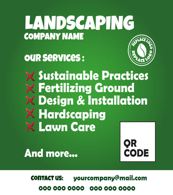 Custom Business Flyers Multiple Sizes Landscaping