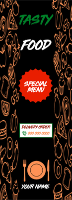 Custom Business Flyers Multiple Sizes Tasty Food