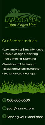 Custom Business Flyers Multiple Sizes Landscaping Slogan