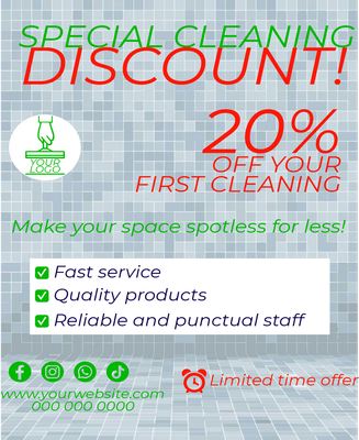 Custom Business Flyers Multiple Sizes Special Cleaning