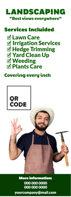 Custom Business Flyers Multiple Sizes Landscaping Best View