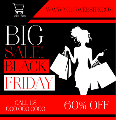 Custom Business Flyers Multiple Sizes Black Friday