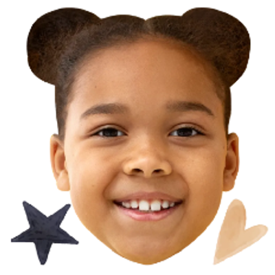 Custom Big Head Cutouts Multiple Sizes Girl Smile