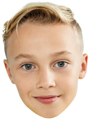Custom Big Head Cutouts Multiple Sizes Smiling Boy