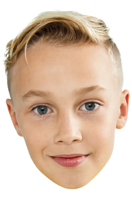 Custom Big Head Cutouts Multiple Sizes Smiling Boy