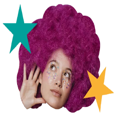 Custom Big Head Cutouts Multiple Sizes Star Face