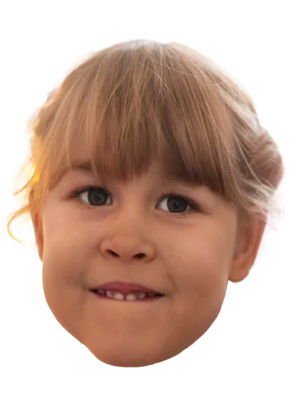 Custom Big Head Cutouts Multiple Sizes Girl Head