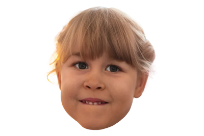 Custom Big Head Cutouts Multiple Sizes Girl Head