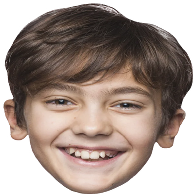 Custom Big Head Cutouts Multiple Sizes Smile Boy